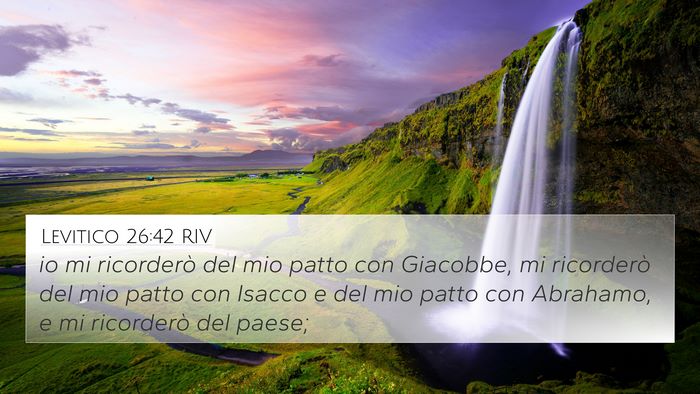 Levitico 26:42 RIV Bible Verse Image
