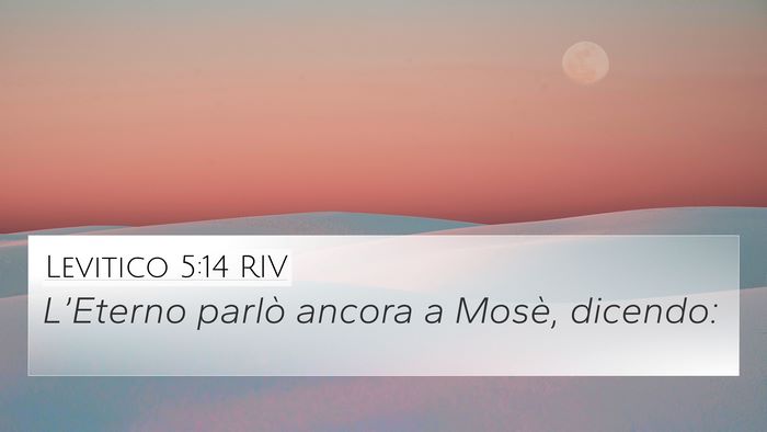Levitico 5:14 RIV Bible Verse Image
