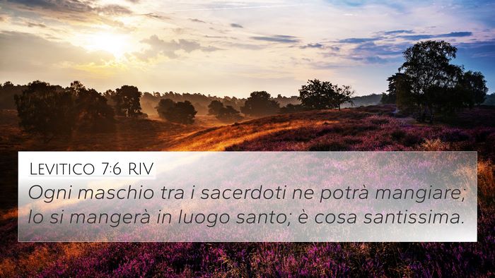 Levitico 7:6 RIV Bible Verse Image