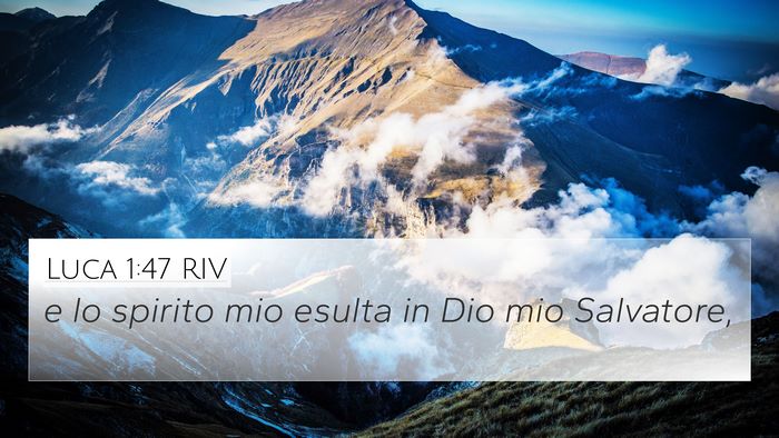 Luca 1:47 RIV Bible Verse Image