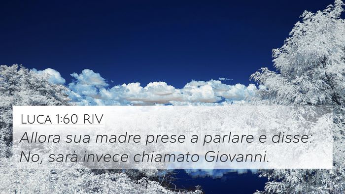 Luca 1:60 RIV Bible Verse Image