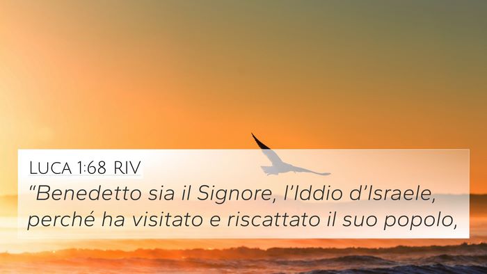 Luca 1:68 RIV Bible Verse Image