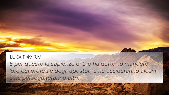 Luca 11:49 RIV Bible Verse Image