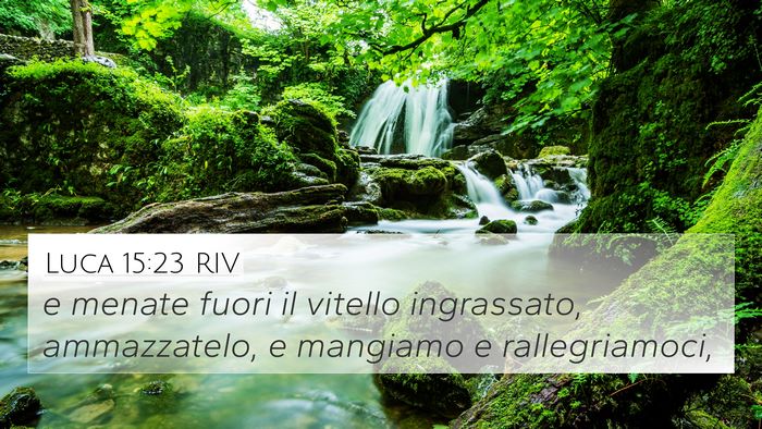 Luca 15:23 RIV Bible Verse Image