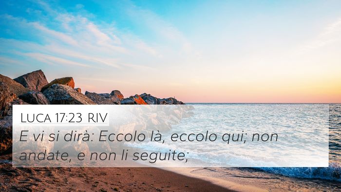 Luca 17:23 RIV Bible Verse Image