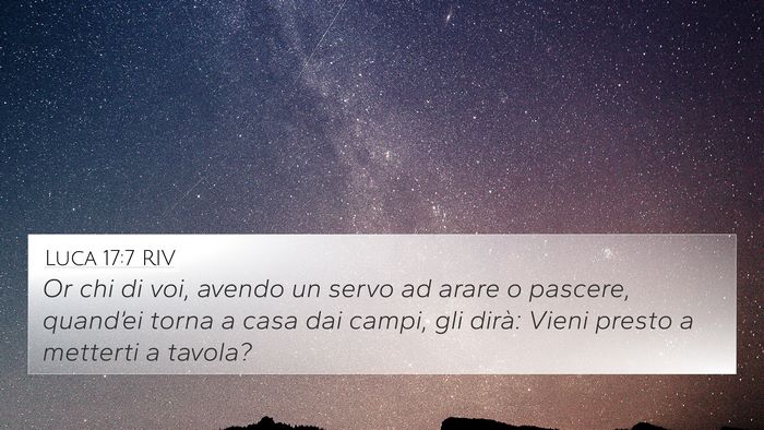 Luca 17:7 RIV Bible Verse Image