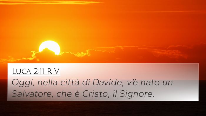 Luca 2:11 RIV Bible Verse Image