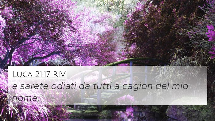 Luca 21:17 RIV Bible Verse Image