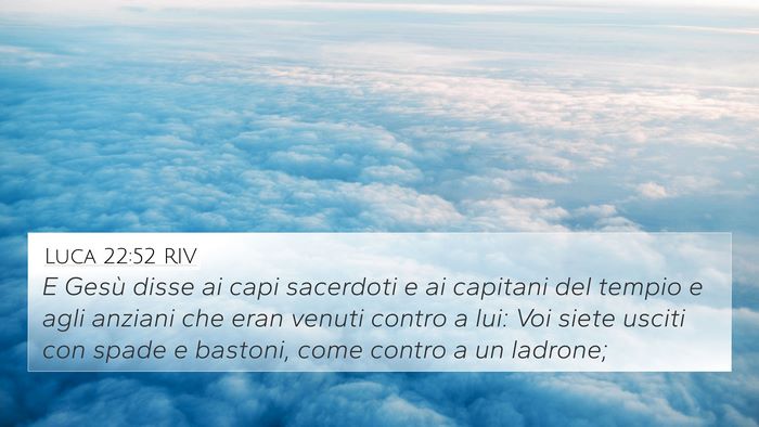 Luca 22:52 RIV Bible Verse Image