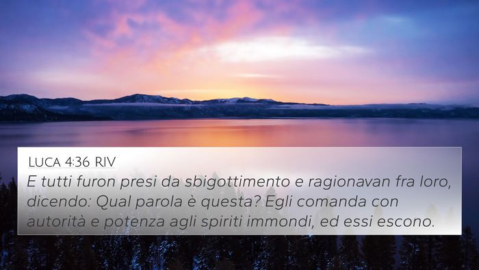 Luca 4:36 RIV Bible Verse Image
