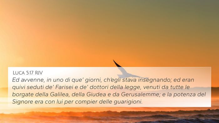 Luca 5:17 RIV Bible Verse Image