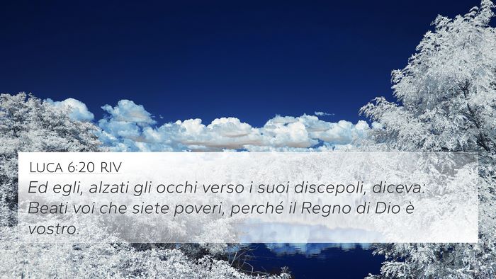 Luca 6:20 RIV Bible Verse Image