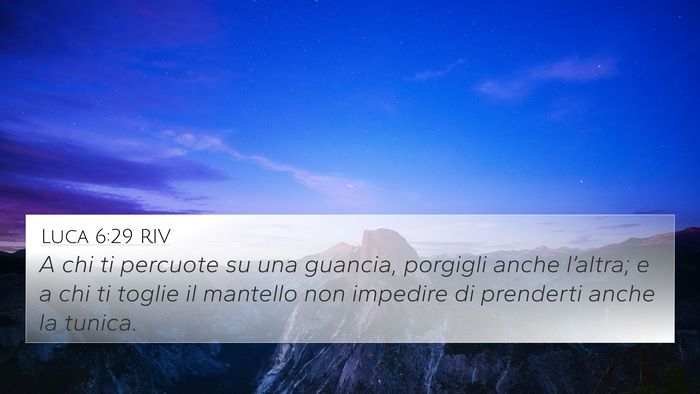 Luca 6:29 RIV Bible Verse Image