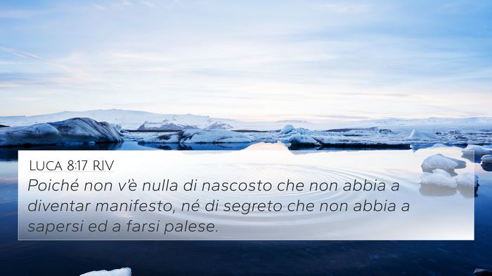 Luca 8:17 RIV Bible Verse Image