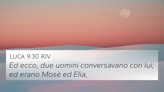 Luca 9:30 RIV Bible Verse Image