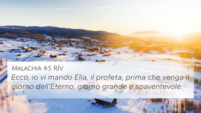 Malachia 4:5 RIV Bible Verse Image