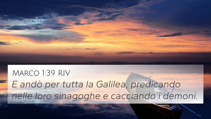 Marco 1:39 RIV Bible Verse Image