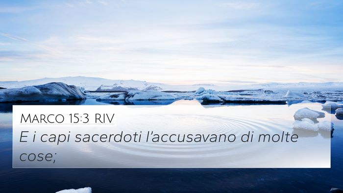 Marco 15:3 RIV Bible Verse Image