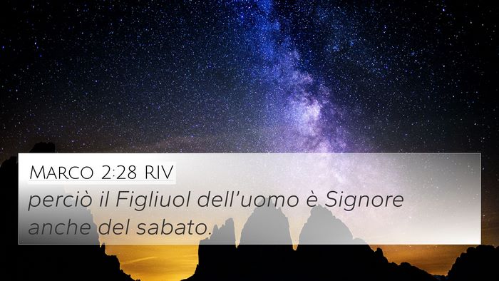 Marco 2:28 RIV Bible Verse Image