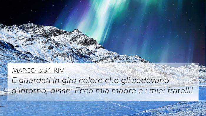 Marco 3:34 RIV Bible Verse Image
