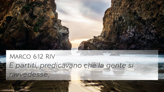 Marco 6:12 RIV Bible Verse Image