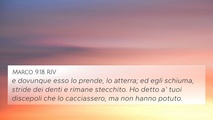 Marco 9:18 RIV Bible Verse Image