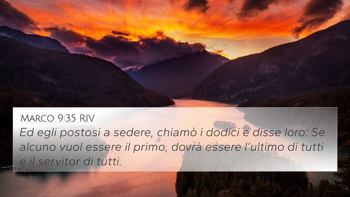 Marco 9:35 RIV Bible Verse Image