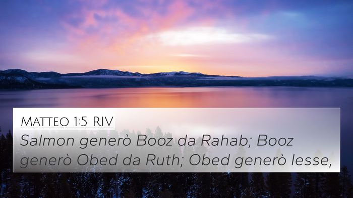 Matteo 1:5 RIV Bible Verse Image