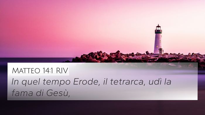Matteo 14:1 RIV Bible Verse Image