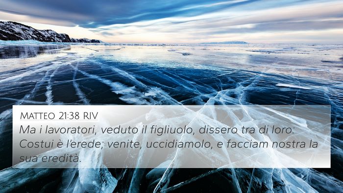 Matteo 21:38 RIV Bible Verse Image