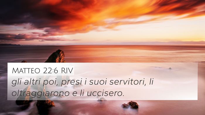 Matteo 22:6 RIV Bible Verse Image