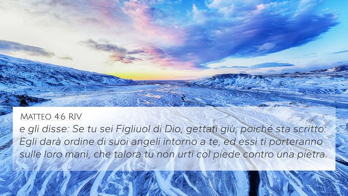 Matteo 4:6 RIV Bible Verse Image