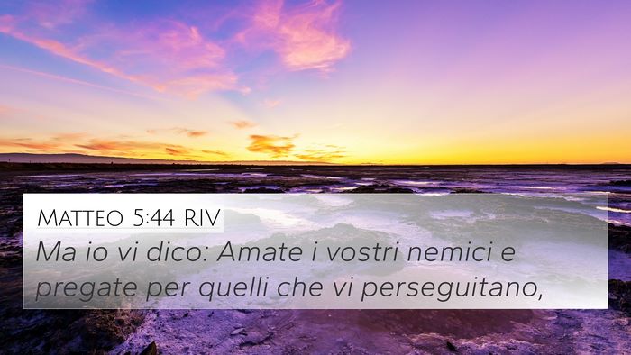Matteo 5:44 RIV Bible Verse Image