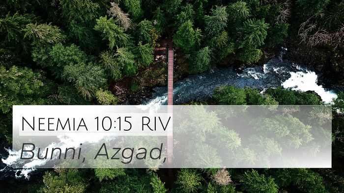 Neemia 10:15 RIV Bible Verse Image