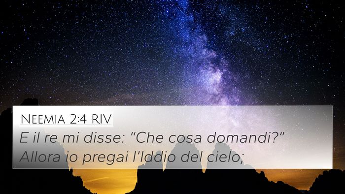 Neemia 2:4 RIV Bible Verse Image