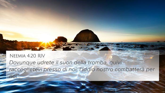 Neemia 4:20 RIV Bible Verse Image