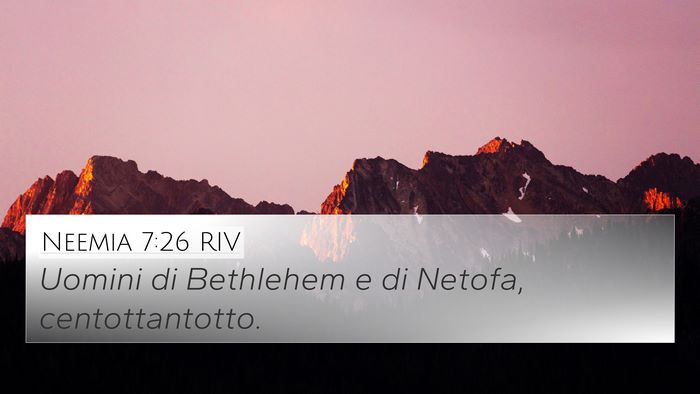 Neemia 7:26 RIV Bible Verse Image