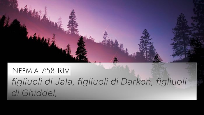 Neemia 7:58 RIV Bible Verse Image