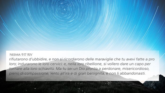 Neemia 9:17 RIV Bible Verse Image