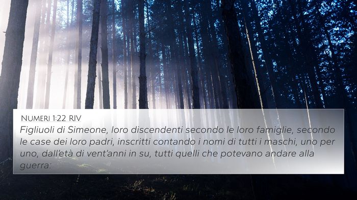 Numeri 1:22 RIV Bible Verse Image