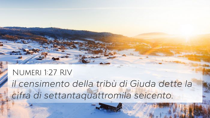 Numeri 1:27 RIV 4K Wallpaper - il censimento della tribù di Giuda dette la - 4K Wallpaper Bible Verse