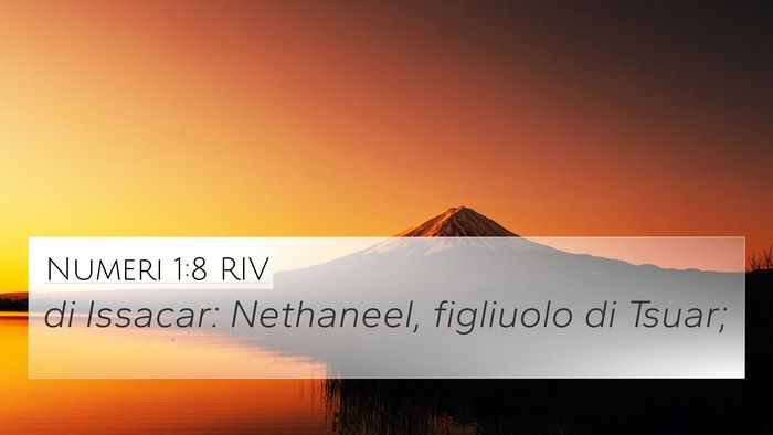 Numeri 1:8 RIV Bible Verse Image