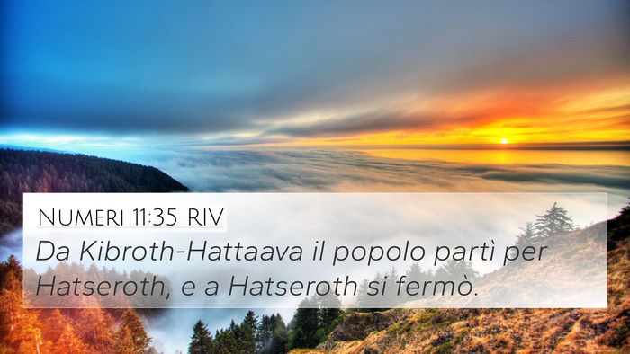 Numeri 11:35 RIV Bible Verse Image