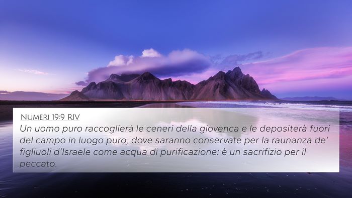Numeri 19:9 RIV Bible Verse Image