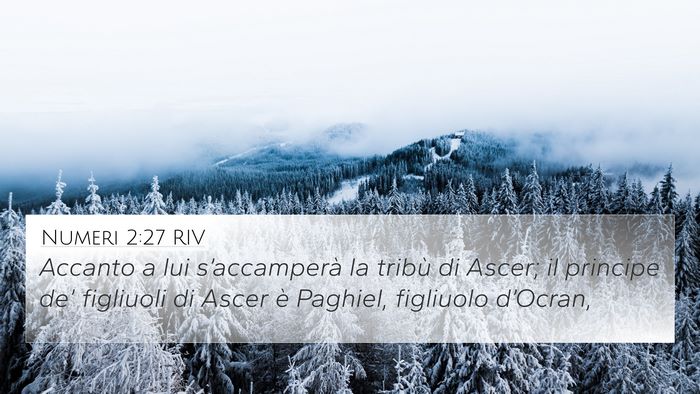 Numeri 2:27 RIV Bible Verse Image