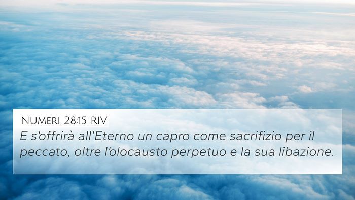 Numeri 28:15 RIV Bible Verse Image