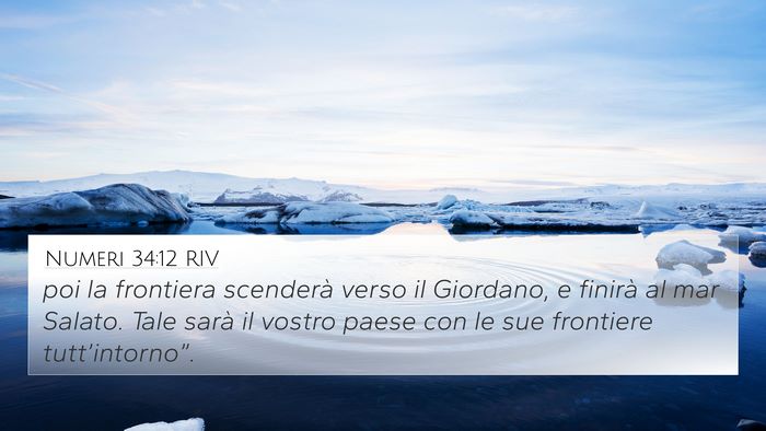 Numeri 34:12 RIV Bible Verse Image