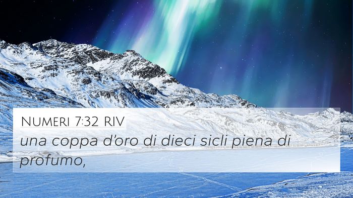 Numeri 7:32 RIV 4K Wallpaper - una coppa d’oro di dieci sicli piena di - 4K Wallpaper Bible Verse