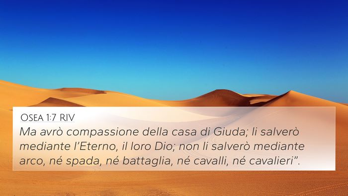 Osea 1:7 RIV Bible Verse Image
