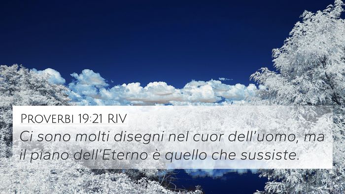 Proverbi 19:21 RIV 4K Wallpaper - Ci sono molti disegni nel cuor dell’uomo, ma il - 4K Wallpaper Bible Verse
